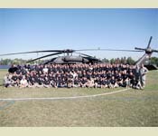 The Titan Battalion cadets were given the opportunity to tour Orange County aboard a Blackhawk helicopter during a Friday afternoon lab in Spring 2010.