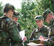 Cadets are taught and mentored by Battalion cadre
