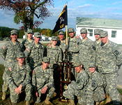 ECU Ranger Challenge Team: At the Ranger Challenge competition in Oct 2007, the ECU team finished first place overall in the competition. They also won first place in individual events: the APFT, BRM, and day land navigation.