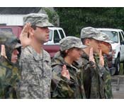 Cadets who meet the standards will contract to become officers of in the United States Army.