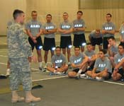 Army cadets are expected to maintain a high standard of physical fitness. Paul Revere Cadets conduct PT 3 times a week.