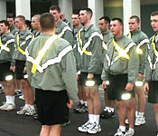 Being a NU Cadet is like being on a sports team. Physical Fitness exercises train you to be much like a Varsity athlete. The benefits include physical and mental awareness and self-confidence.