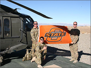 Oklahoma State University has multiple Aviation major opportunities on campus. Cadets can also elect to compete for the aviation officer branch on active duty or National Guard.