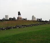 Military History students and cadets travel to historic battlefield sites throughout the Northeast United States.