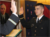 Upon the completion of a degree, cadets receive their commissions as officers in the United States Army.