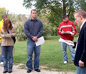 Cadets conduct a study and Civil War battlefield tour at Lexington, Missouri, where they gain an appreciation for military history and events that shaped our Nation.