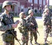 The specific education you receive in Army ROTC will include things like leadership development, military skills and adventure training. This will take place both in the classroom and in the field, but you will have a normal daily schedule like all college students. Army ROTC is comprised of two phases: Basic Course and Advanced Course.