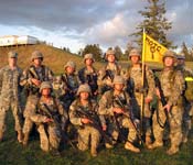 The ROTC Ranger Challenge promotes tough mental and physical competition, enhances leader development, develops team cohesion, and develops healthy competition among the battalions.