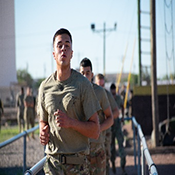 UTEP Cadets navigate through 1 AD Air Assault course, during Ranger Challenge event
