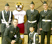 Cadets can volunteer to be members of the Color Guard, performing at Formal University and PAC-10 Sporting events